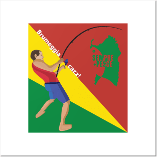 Rasta fishing Posters and Art